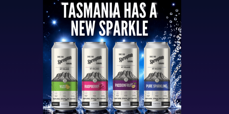 Tasmania Has a New Sparkle: Meet Spreyton’s natural sparkling Water