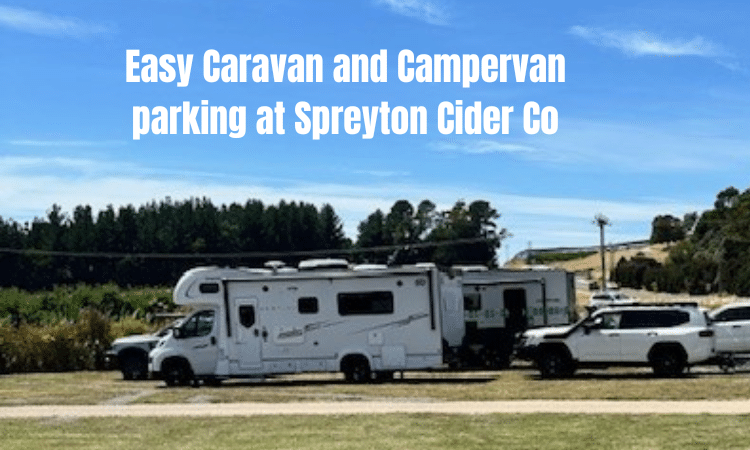 A Caravan and Campervan day Stop Near Devonport, TasmaniA