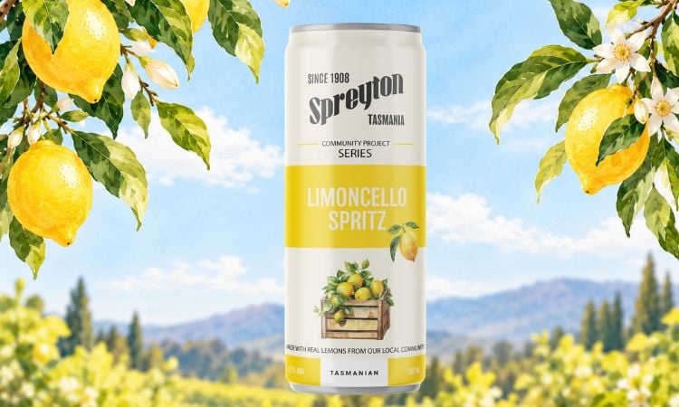 Spreyton Tasmanian limoncello spritz